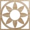 Ekena Millwork Blume Wood Fretwork Pierced Ceiling Medallion, Red Oak, 24"OD x 8 3/8"ID x 3/8"T CMWP24X24X0375BLRO - alternate 1